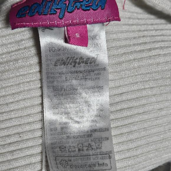 Edikted Cream Crop Top Size Small - Picture 3 of 3